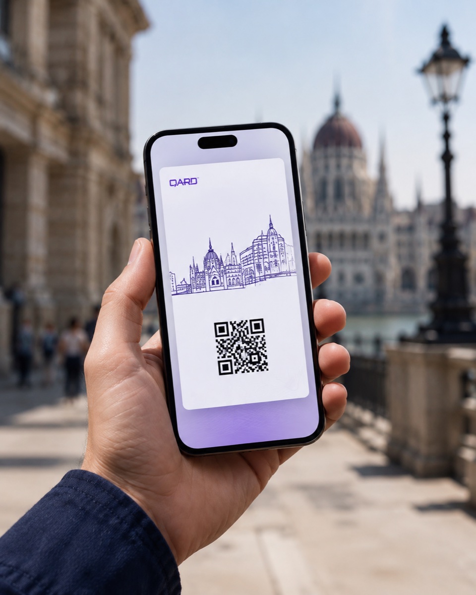 Own-brand digital city card displayed on a user’s smartphone